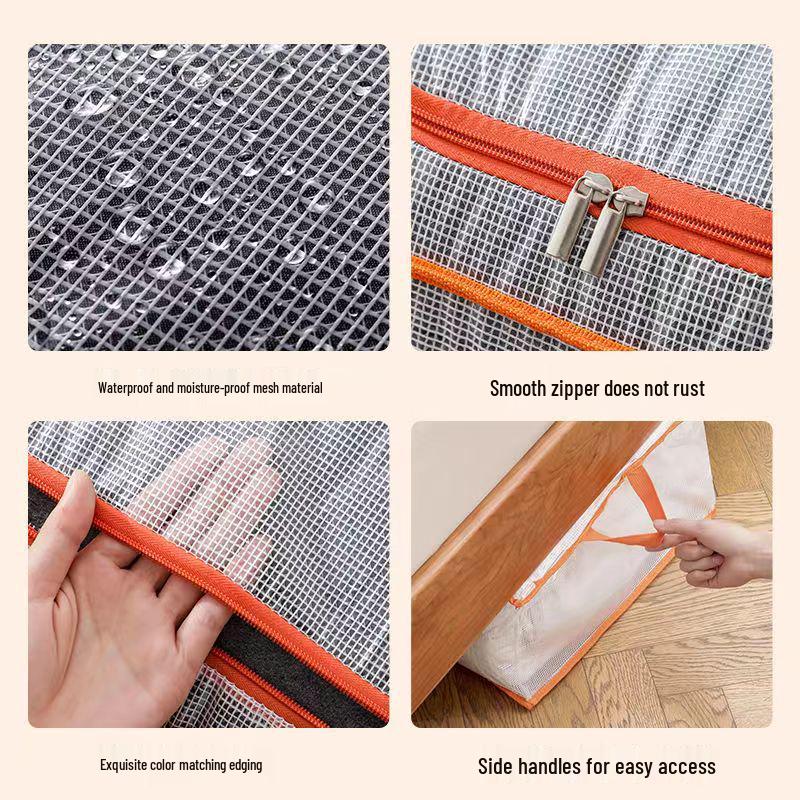 Fabric Storage Basket for Quilts and Seasonal Clothes