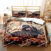 3D Good Omens Movie Angels Bedding Set Printed Bed Set Duvet Cover Sheet Pillowcase Bed Soft Quilt Cover Full Queen King Size
