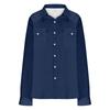 Men's Loose Classic Lapel Multi-pocket Industrial Work Shirt Top