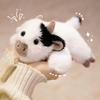 Super Cute Mini Palm Pets Series Plush Toys Fluffy Cartoon Lie Prone Frog Horse Duck Cow Toys Kawaii Desktop Decor Nice Gift
