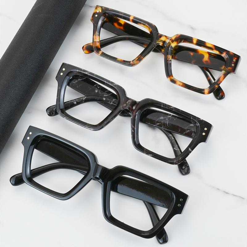 New Transparent Computer Glasses Anti Blue Light Square Frame for Women Men Unisex Eyewear Optical Spectacle