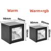 1~2 Pcs LED Solar Light Outdoor Garden Square Wall Lamp Sensor IP65 Waterproof Courtyard Yard Balcony Fence Decor Lighting