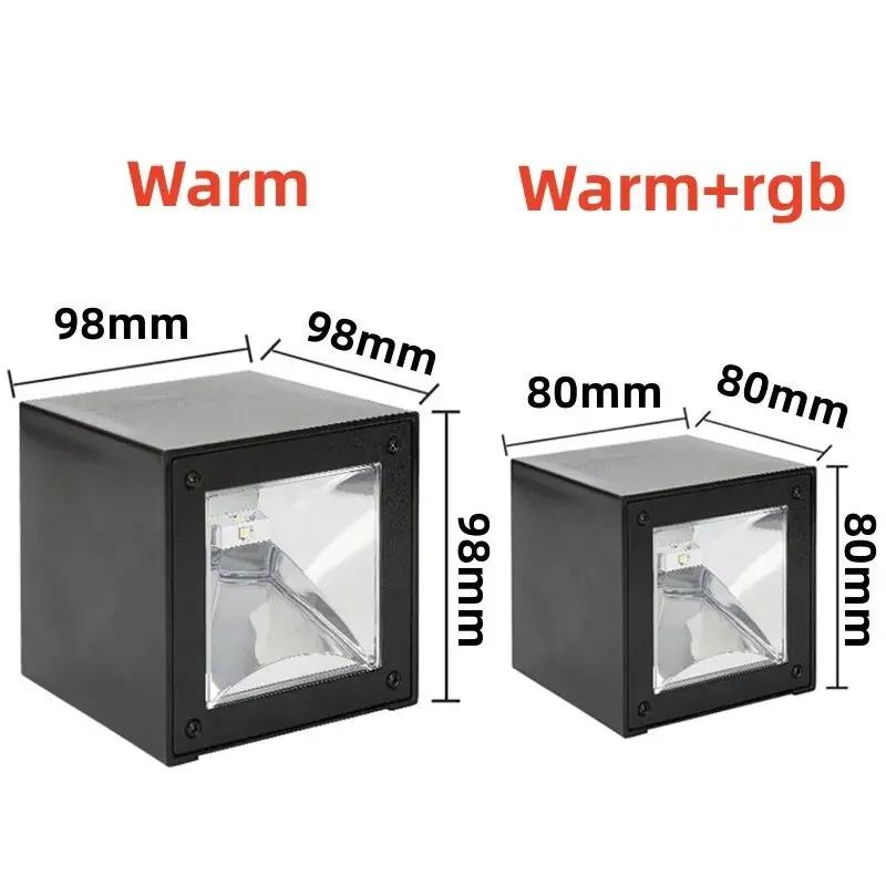 1~2 Pcs LED Solar Light Outdoor Garden Square Wall Lamp Sensor IP65 Waterproof Courtyard Yard Balcony Fence Decor Lighting