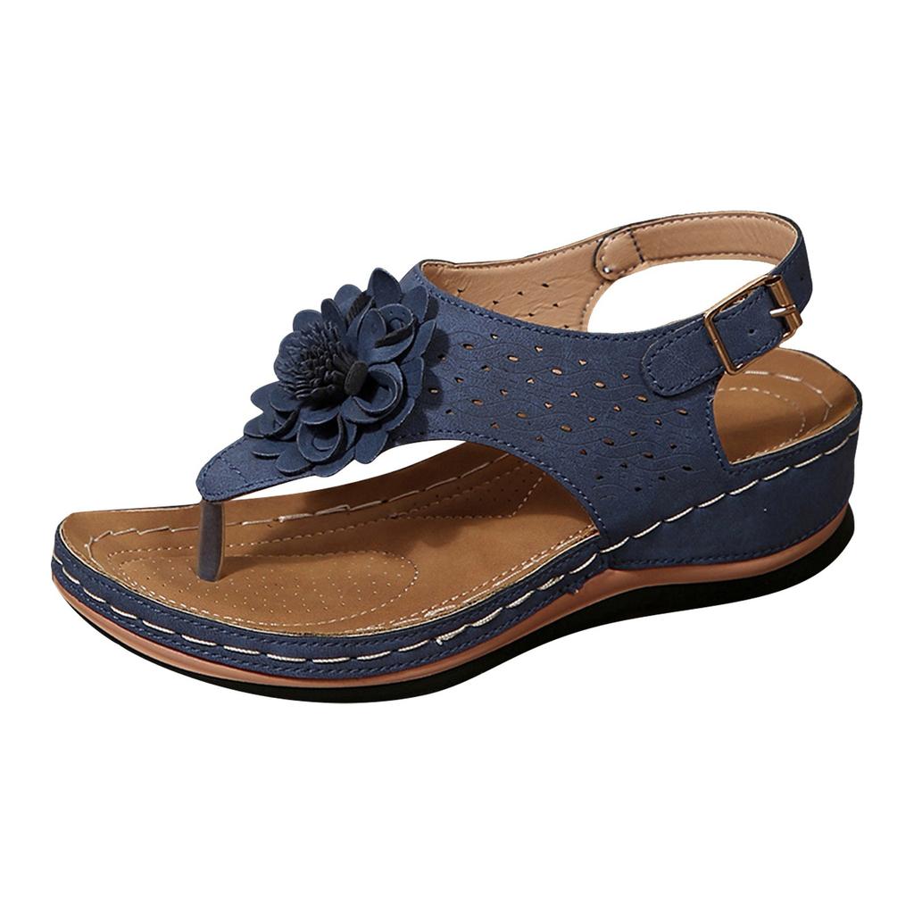 Womens Sandals Wide Ergonomic Design Wedge Toe Sandals Mitigate Foot Fatigue Comfortable And Functional Shoes Sandals For Woman