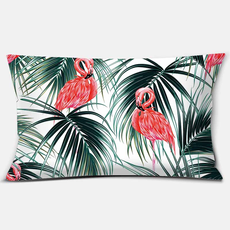 Fashion Plant Flamingo Home Decoration Sofa samochodowa Poszewka na poduszkę 30cm * 50cm