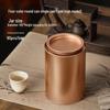 Square Tinplate Tea Can for Longjing Green Tea - Empty Packaging