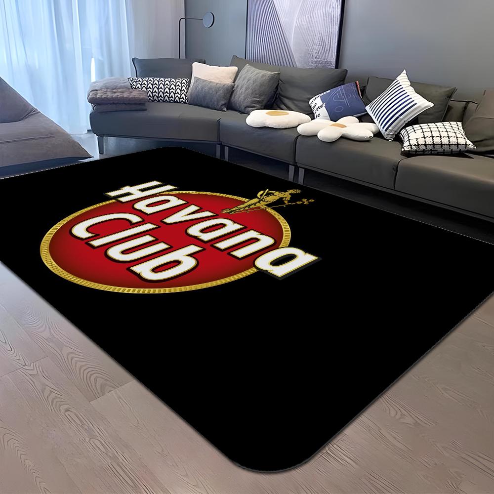 Havana Club Bathroom Mat Retro Multiple Choice Living Room Kitchen Rug Non-Slip Bedside Mats