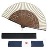 Dockii Fan Mens Durable Made Japan Lightweight Popular Gentleman Male Bamboo High-quality Silk Stylish Ladies Gift Box Included Pouch Dance Large Day