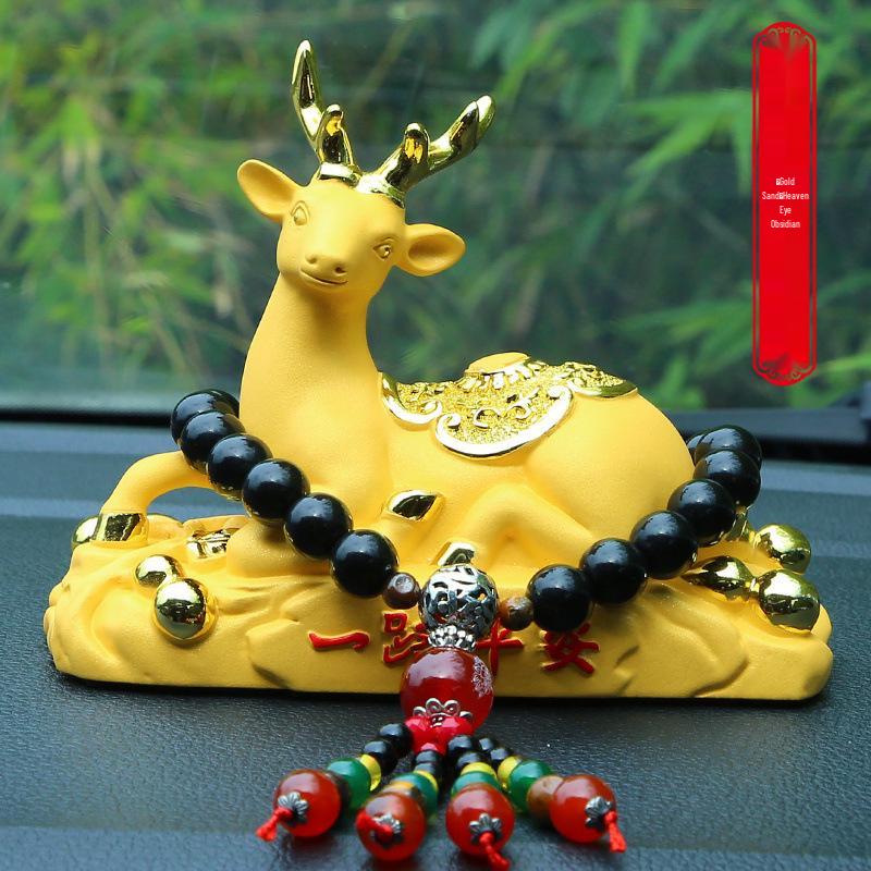 High-End Deer Car Ornament: Unisex Perfume for Center Console Decoration