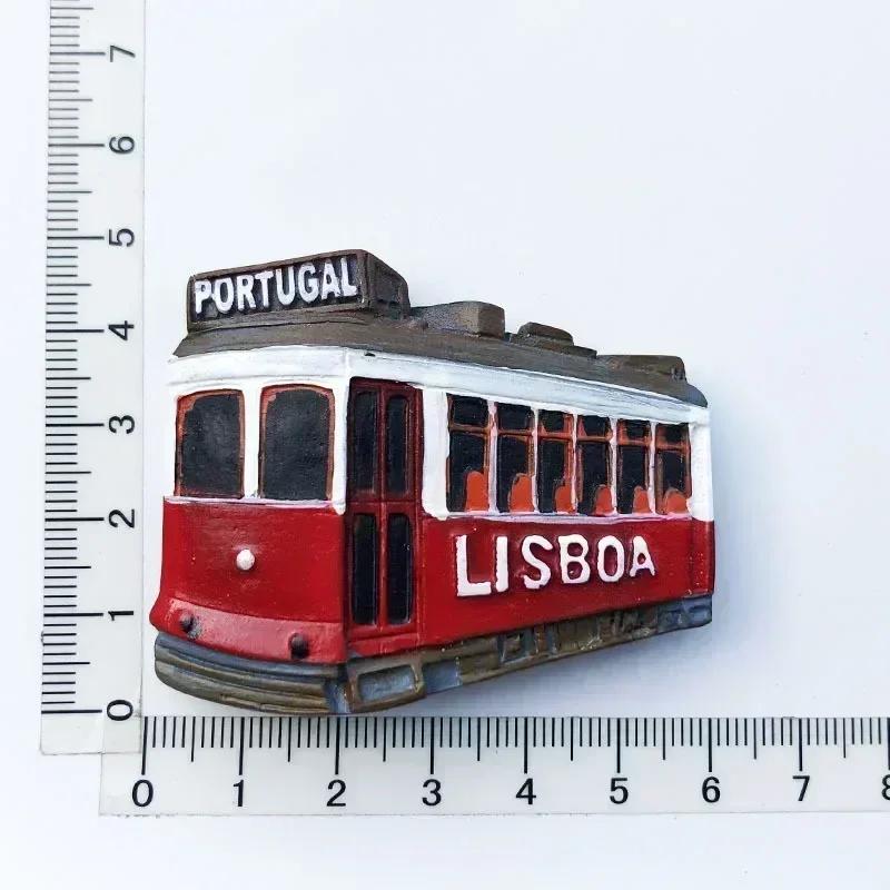 Portugal Fridge Magnets Tourist Souvenir Portuguese Cock Lisboa Tram Guitar Magnetic Refrigerator Sticker Collection Travel Gift