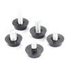 10 Pcs/lot Home Metal Adjustable M6 M8 Threaded Stem Furniture Table Desk Glide Leg Leveler Leveling Foot Adjuster Pad Screw On