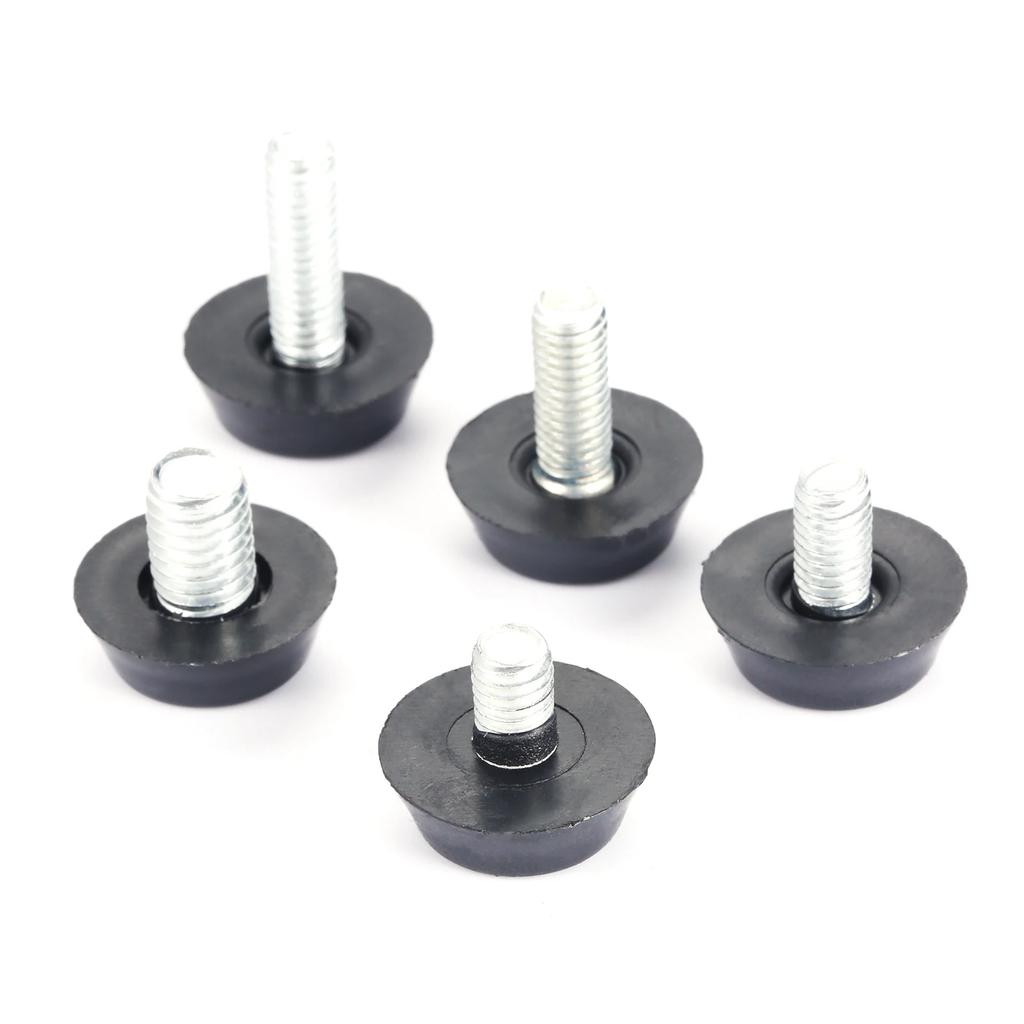 10 Pcs/lot Home Metal Adjustable M6 M8 Threaded Stem Furniture Table Desk Glide Leg Leveler Leveling Foot Adjuster Pad Screw On