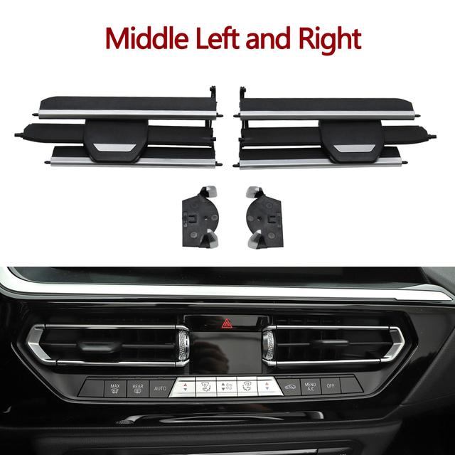 Kit de reparare a clemelor de ieșire pentru grila de ventilație pentru aer condiționat central pentru mașină pentru BMW 2 3 4 Z4 X3 X4 Series F40 F44 G20 G26 G28 G29 G01 G02