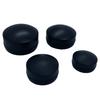 Two-piece screw cover cap M8 BLACK