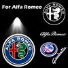 3D 2 Stück Für 159 Giulia Giulietta Mito Stelvio Brera Spider LED Auto Tür Logo Lichter Projektor Laser Ghost Shadow Lampe