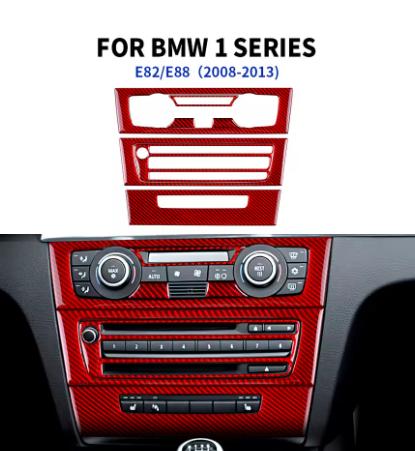 Sticker For BMW 1 Series E82 E88 2008-2013 Accessories Carbon Fiber Car Automatic Special Interior Trim Cover Sticker Styling