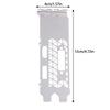 Shield Full Half Height Backplate For Msi Geforce Gtx 1050 2Gt Lp Graphics Card Baffle Strip Bezel Blank