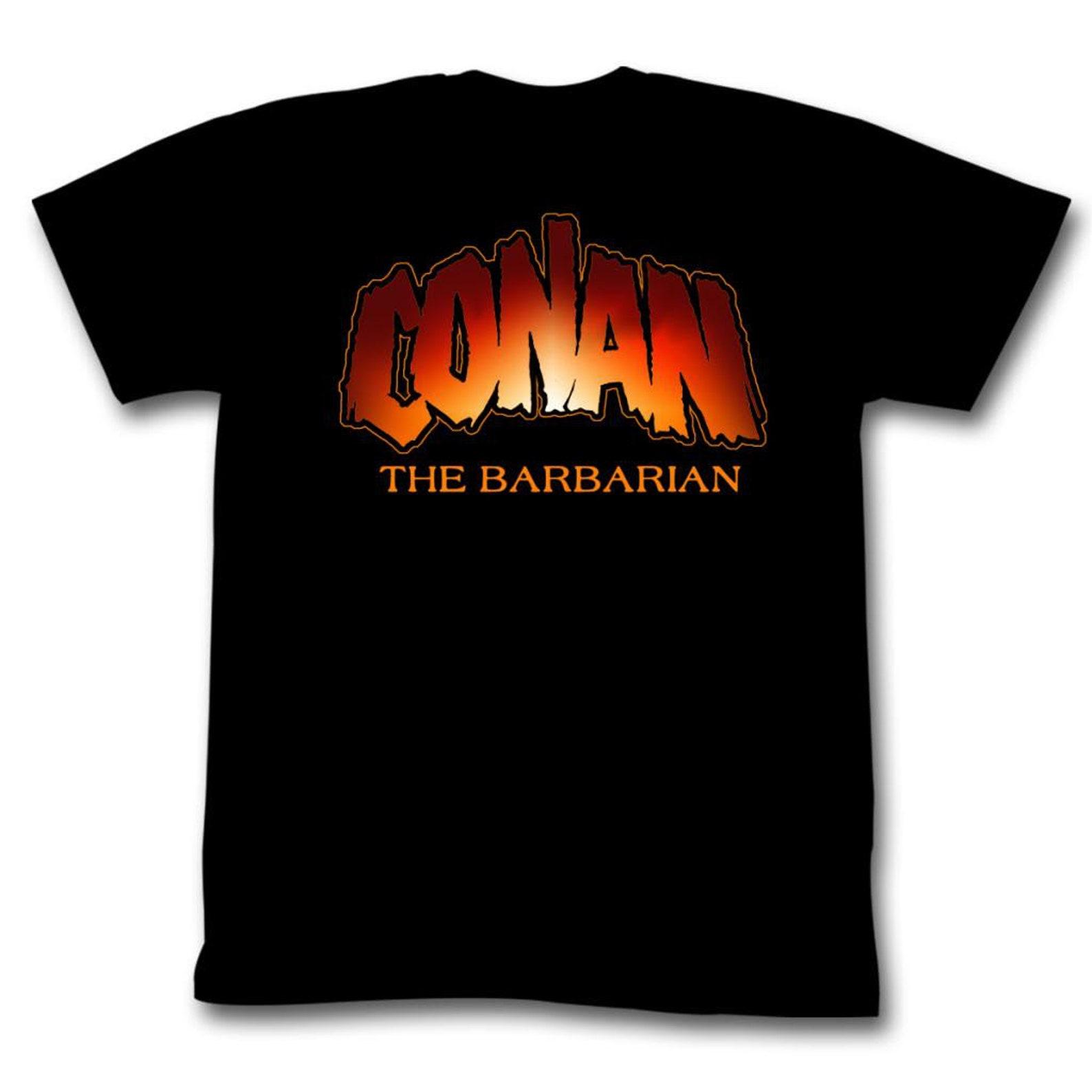 Conan The Barbarian New Logo Black Adult T-Shirt L