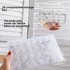 Fixed-Grid Anti-Slip Nail Art Adhesive Separator Organiser Box