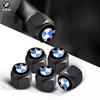 Hot For BMW M  5PCS 3D Aluminum Alloy Wheel Tire Valve Caps Dust-proof Cover For BMW M M1 M2 M3 M4 M5 M6 M7 G82 G60 E46 G12 E83 G11 F39 E39 E60 Jo55