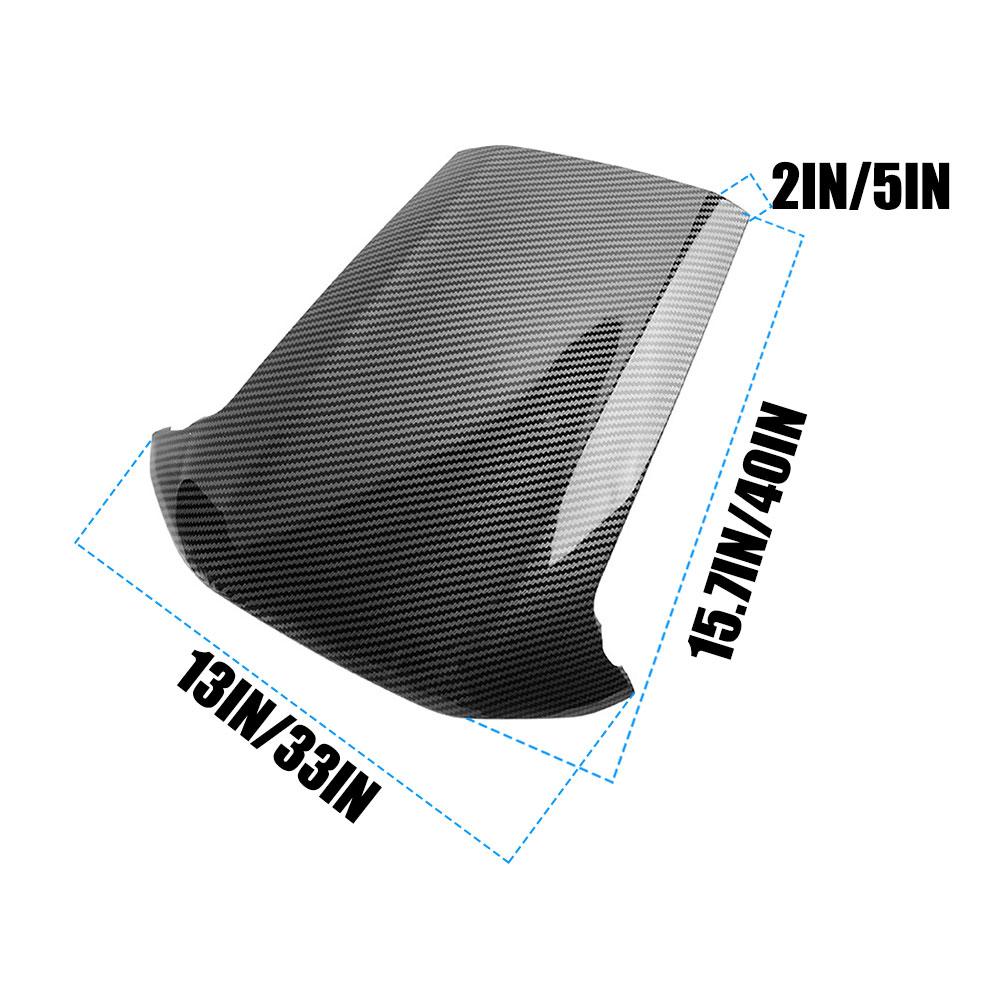 For Honda Civic 10th Gen 2016 2017 2018 2019 2020 2025 Car Dash Board Cover Sticker Carbon Fiber Protect Frame Trim Accessories