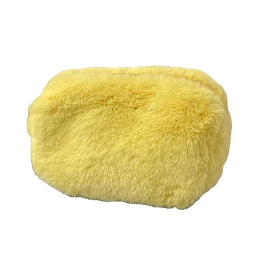 

Solid Color Plush Makeup Bag Large Capacity Zipper Portable Multifunction Women Girls Travel Lipstick Cosmetic Toiletry Organizer Pouch