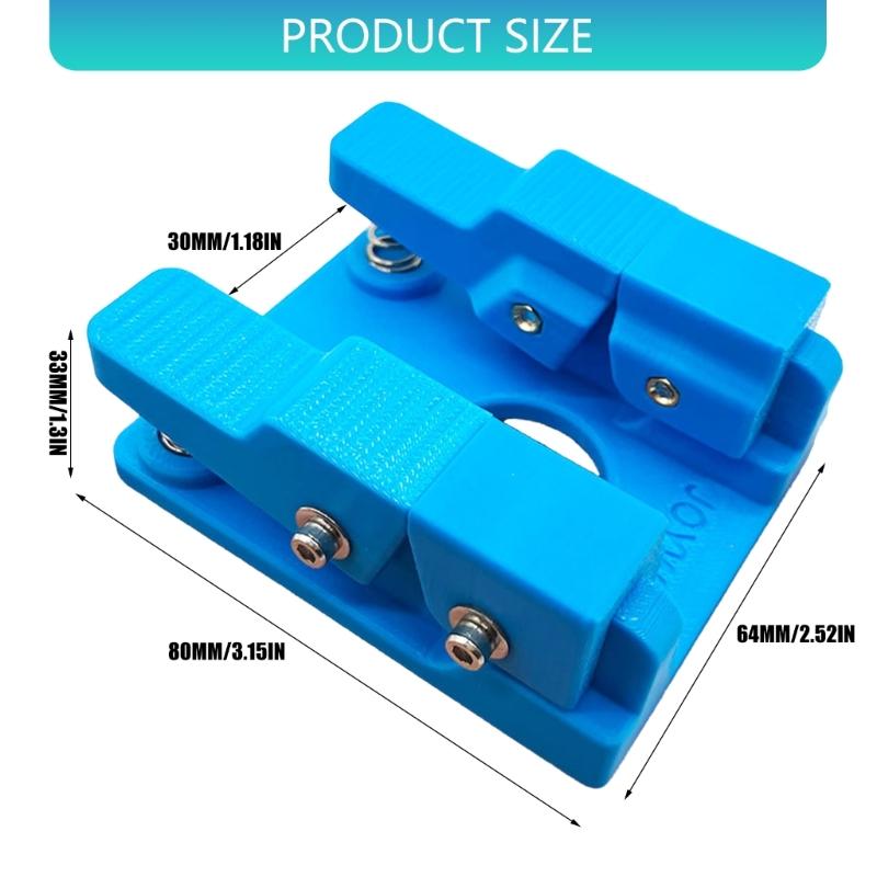 Thickened Ceramic Welding Wire Fixture Clamp Aluminum Frame for AntiSlip Heat Resistance Up To 500F for Electronics