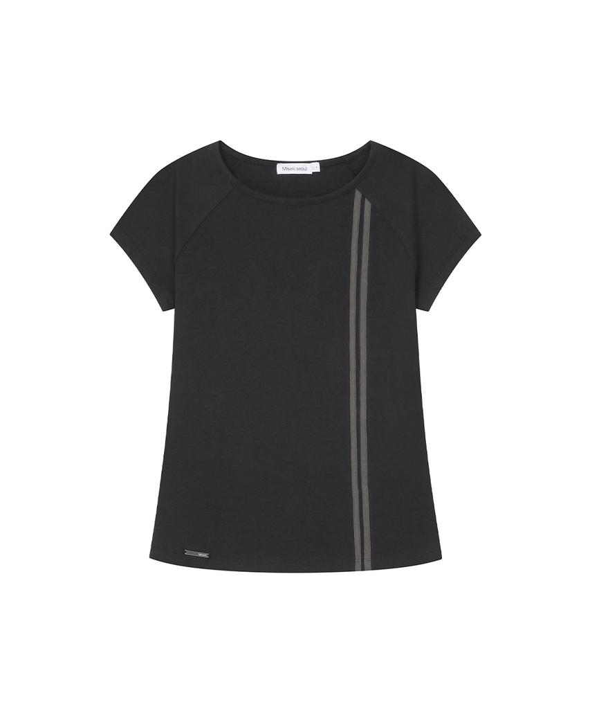 MISEKI SEOUL Double Tape Short Sleeve Black