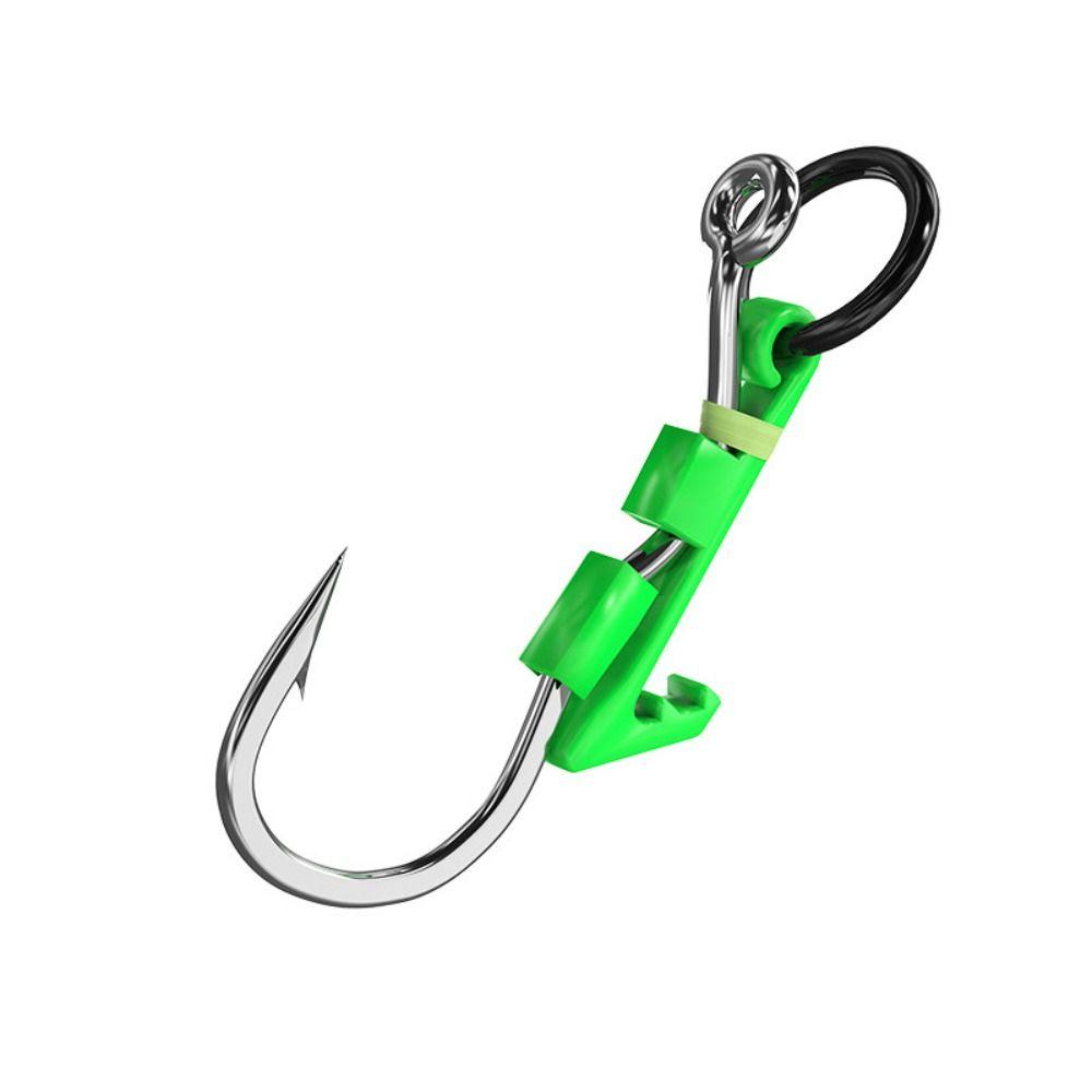 5Pcs Sharp Barbed Luminous Live Shrimp Hooks Anti-entanglement Fishing Hooks String Hook  for Shrimp