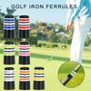 A1A2 10Pcs Striped Golfs Iron Ferrules Golfs Ferrules MultiRings Golfs Club Sleeves