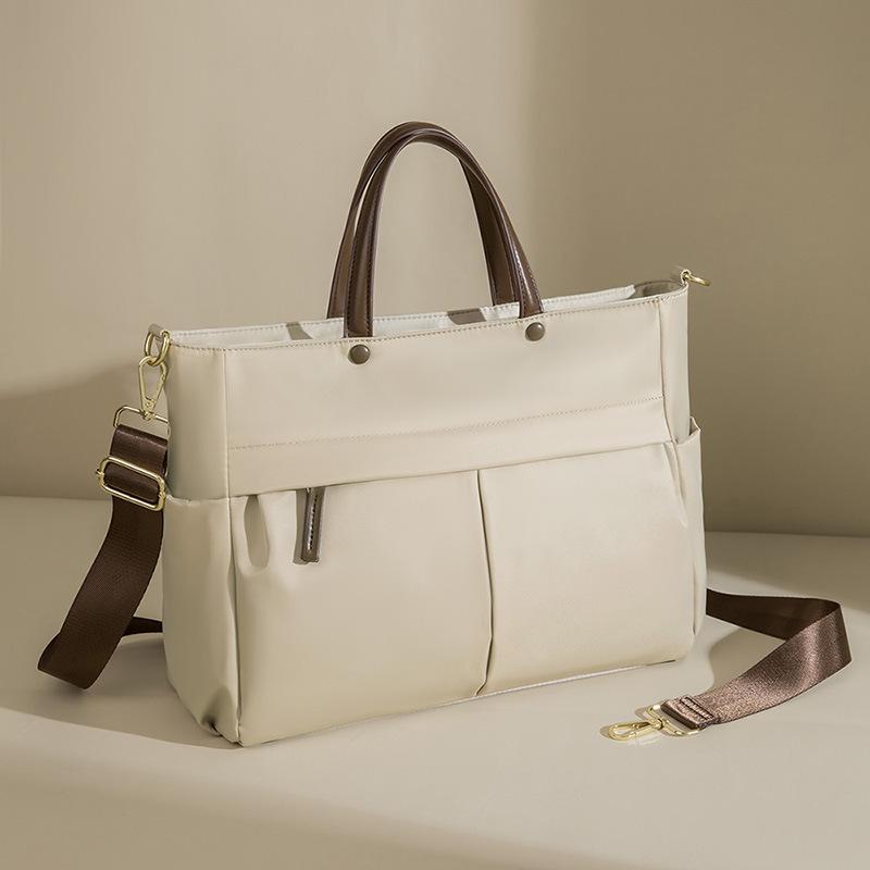 Laptop Bag Women's New Commuter Handbag Briefcase Large Capacity One Shoulder Crossbody Tote Bag