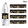 Gold Bottle Black Stickers Kit Age Milestone Celebrations And Halloween Decor