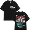 Japanese Anime Dandadan Print Tshirt Mens Clothing Retro Fashion Short Sleeve T Shirts Casual Oversized Short Sleeve Tee Shirt