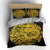 "Dragon Pattern Decor Set" Soft Comfortable Duvet Cover Bedding Set Included 1*Duvet Cover & 2*Pillowcases, Gift