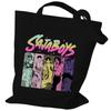 Hunters Surrounding Printed Canvas Shopping Tote Bag With Large Capacity