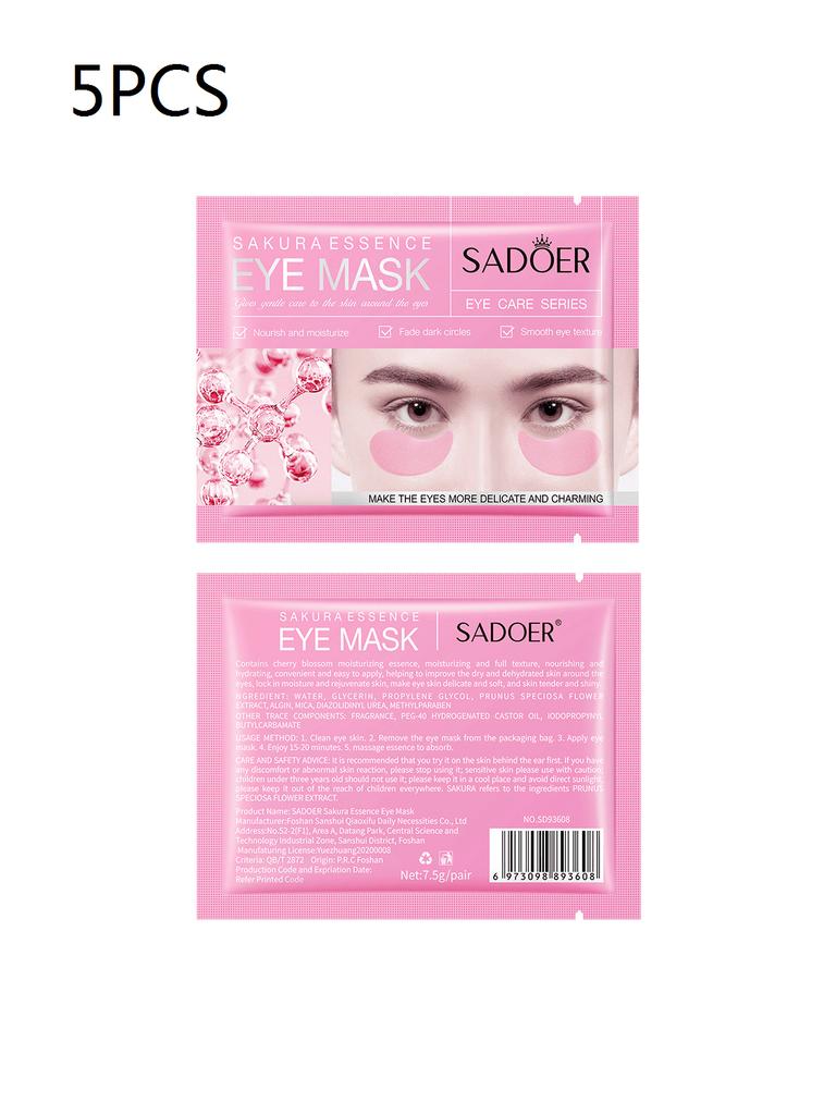 Sakura Eye Mask Hydrating Anti Aging Under Eye Patches Reduce Dark Circles and Puffiness for Refreshed Look