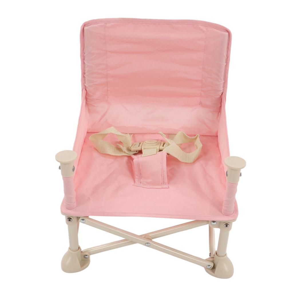 Baby Picnic Chair Dining Portable Infant Training Chair Outside Foldable Safety Belt High