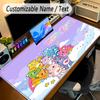 Large Mouse PadCare Bears Custom Name Text Personalized Desk Mat Non Slip Gaming Pad