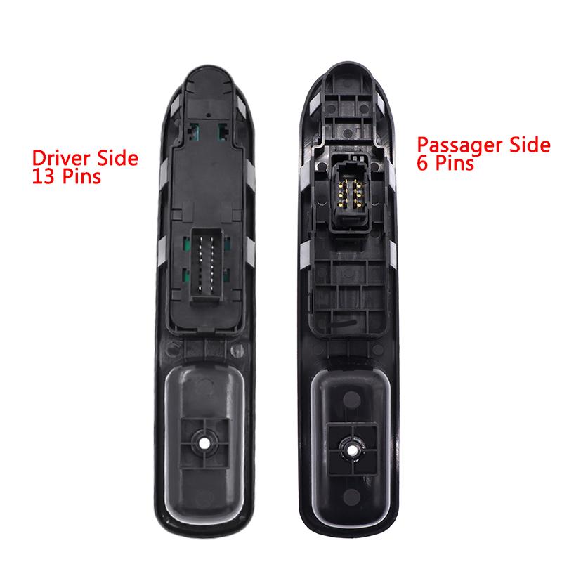 6554KT 6554QC 6490HQ Left Hand Driver Passenger Side Car Electric Window Switch for Citroen C3 Picasso Peugeot 207 307 2007-2015