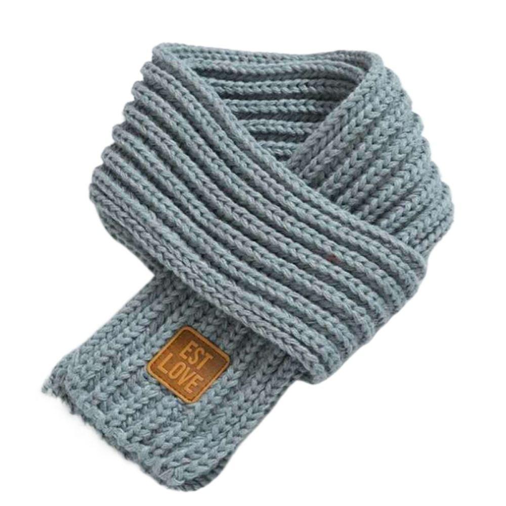 Windproof Autumn Winter Knitting Thermal Scarf Outdoor Scarf Apparel Accessories Kids Scarf