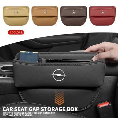 Car Seat Gap Crevice Leather Storage Box For Astra H J Insignia Corsa C D Vectra B Zafira Trailer Vivaro Combo Tigra