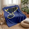 St. Louis BluesBedruckte Flanelldecke Gemütliche Hautfreundliche Warme Überwurfdecke für Sofa Bett Innenbereich Tägliche Nutzung