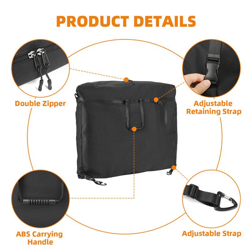 Bronco Hard Top Storage Bag: Waterproof & Durable Oxford Cloth with Padded Center (Fits 2021+)