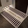 Modern Simple Lattice Porch Silk Ring Floor Mat Is Easy To Clean, And Can Be Freely Cut Into The Home Floor Mat Non-Slip Floor Mat