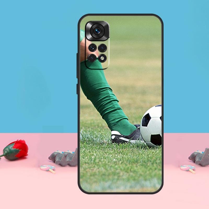 Football Soccer Cover For Xiaomi Redmi Note 12 10 11 13 14 Pro 11S 12S Case For Redmi 15C 13C 12C 10C 14C 15