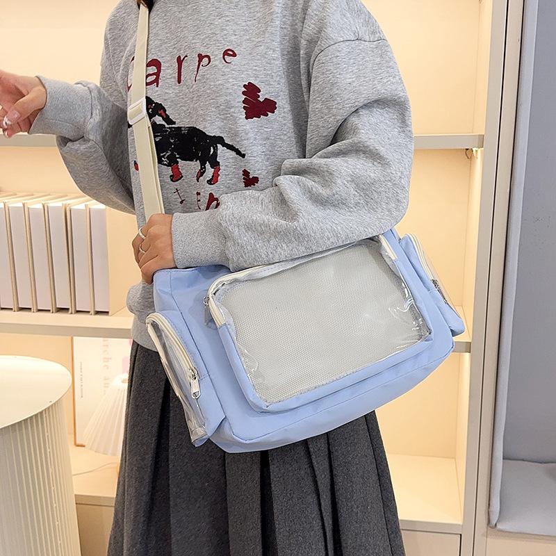 Zaino, Borsa a Tote, Borsa a Spalla Singola a Tracolla Versatile, Semplice, di Grande Capacità per Donne