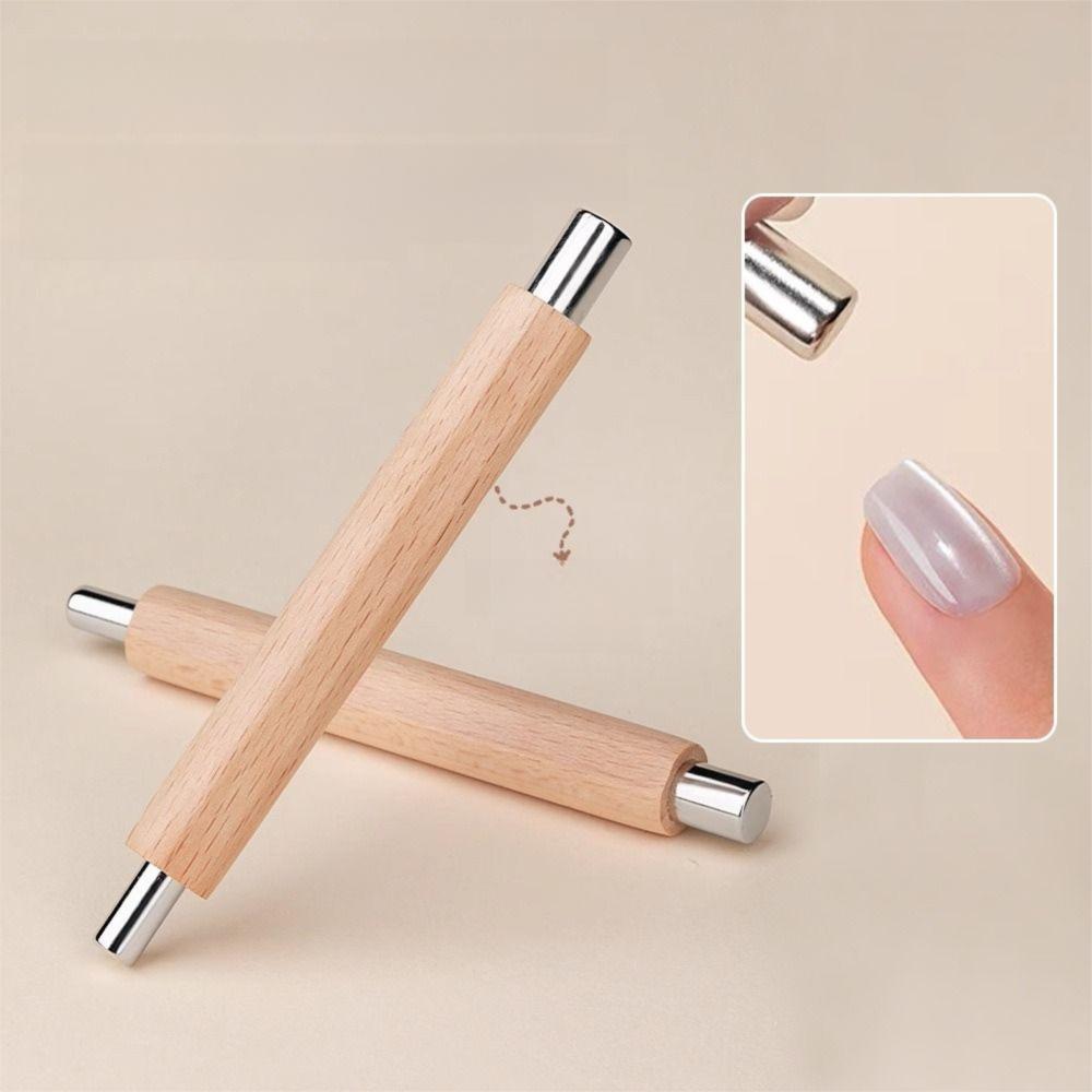 Iron Rabbit Nail Art Tool Rabbit Shaped Guide DIY Manicure Kit Cat Eye Magnet for Nails Matching Nail Magnet Line