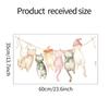 Cartoon Cat Family Combination Children's Bedroom Living Room Background Beautifying Wall Stickers Self-adhesive