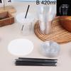 10Pcs 360/420/520Ml Plastic Straw Cups With Lids Snack And Drink Cup Cold Cup Clear Disposable Pet Plastic Cup Boba Milk Tea Cup