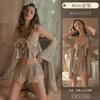 Sex Underwear Sexy Lace Suspender Pajamas Ice Silk Pure Desire Sweet Uniform Passion Suit 8026